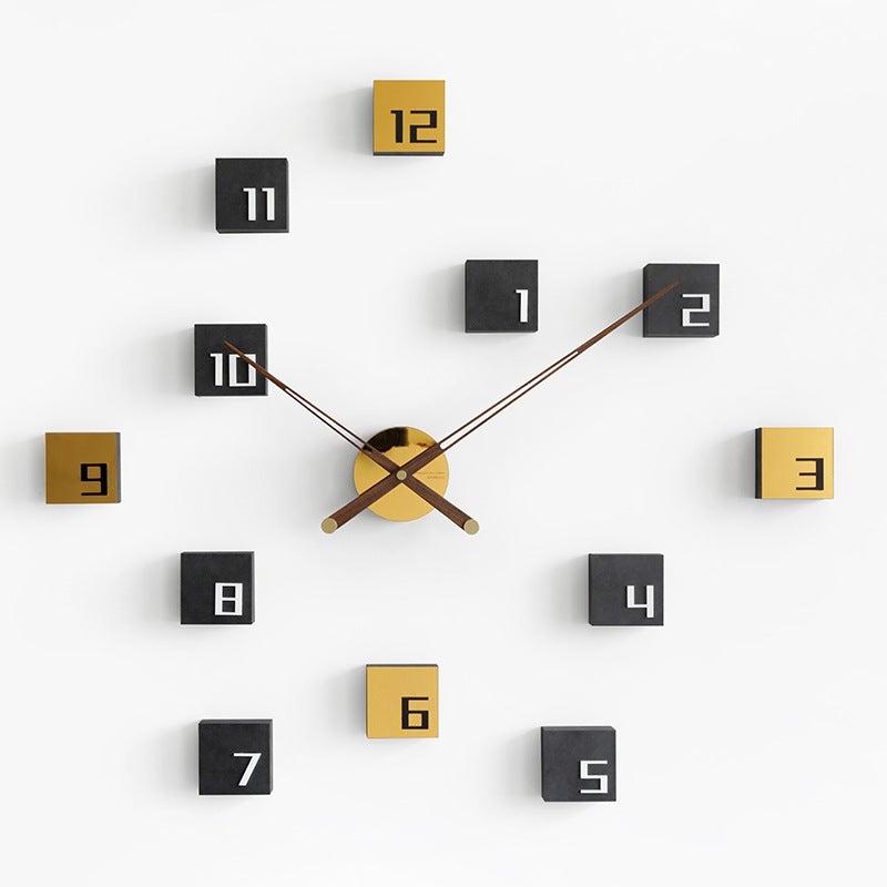 Square Modern Wooden Wall Clock - Novus Decor Wall Decor
