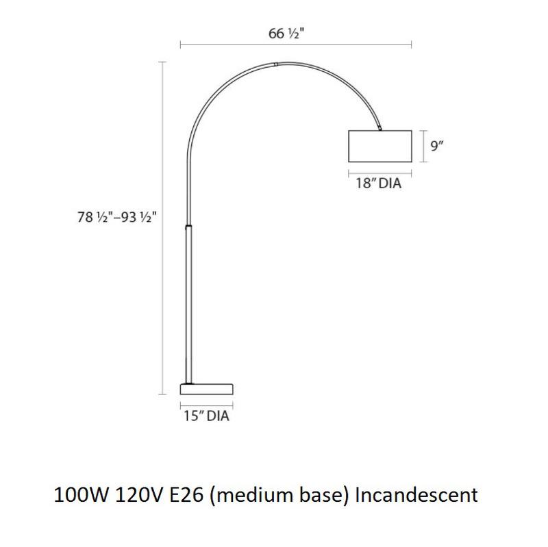 Arc Shade Floor Lamp