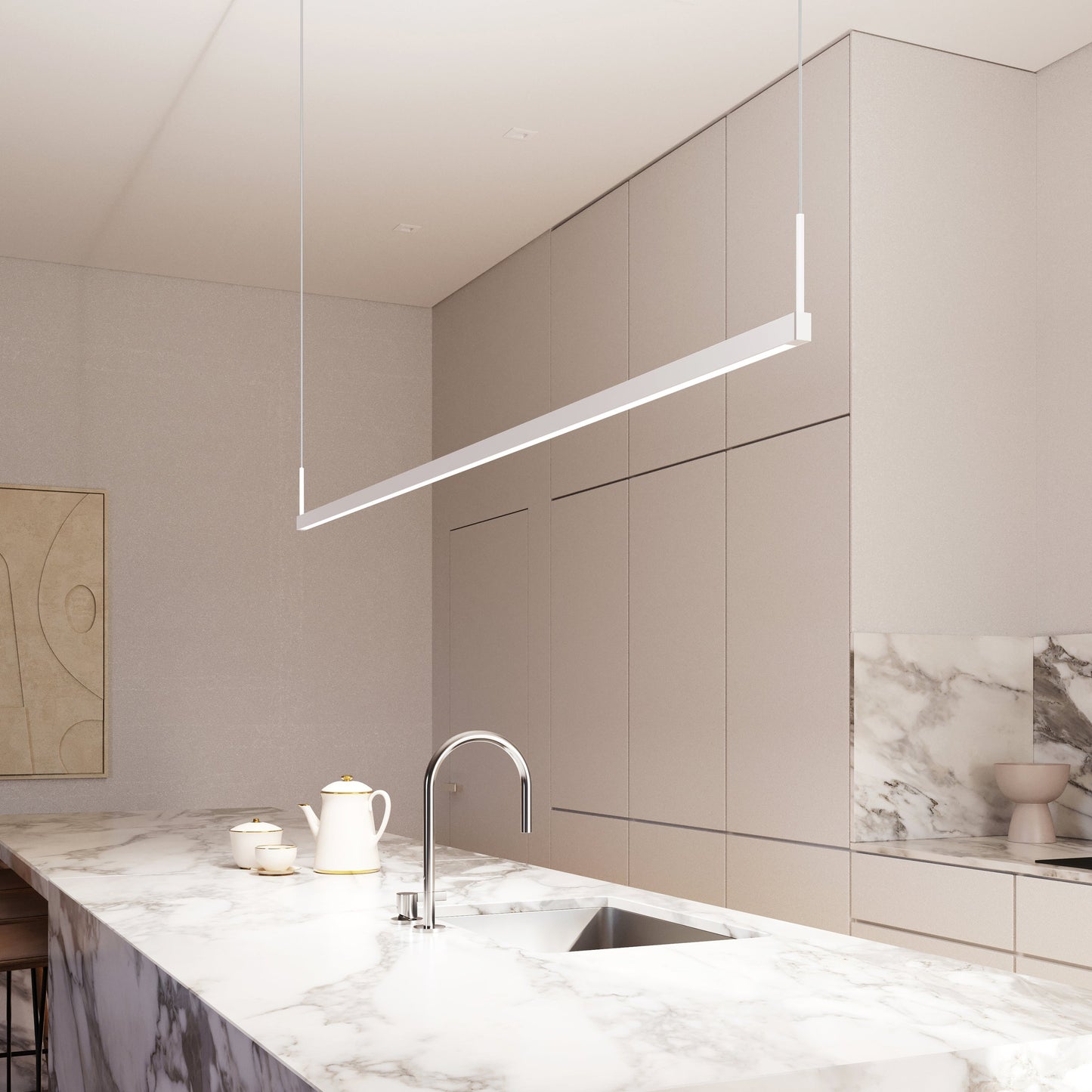 Thin-Line Sided LED Pendant Light