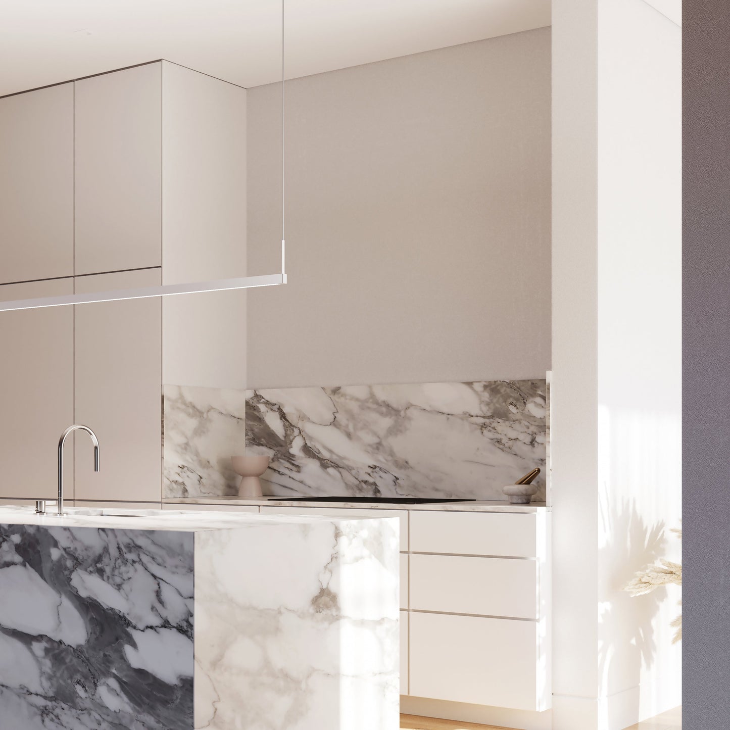 Thin-Line Sided LED Pendant Light