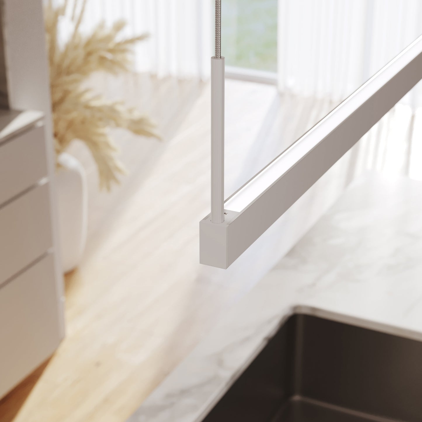 Thin-Line Sided LED Pendant Light