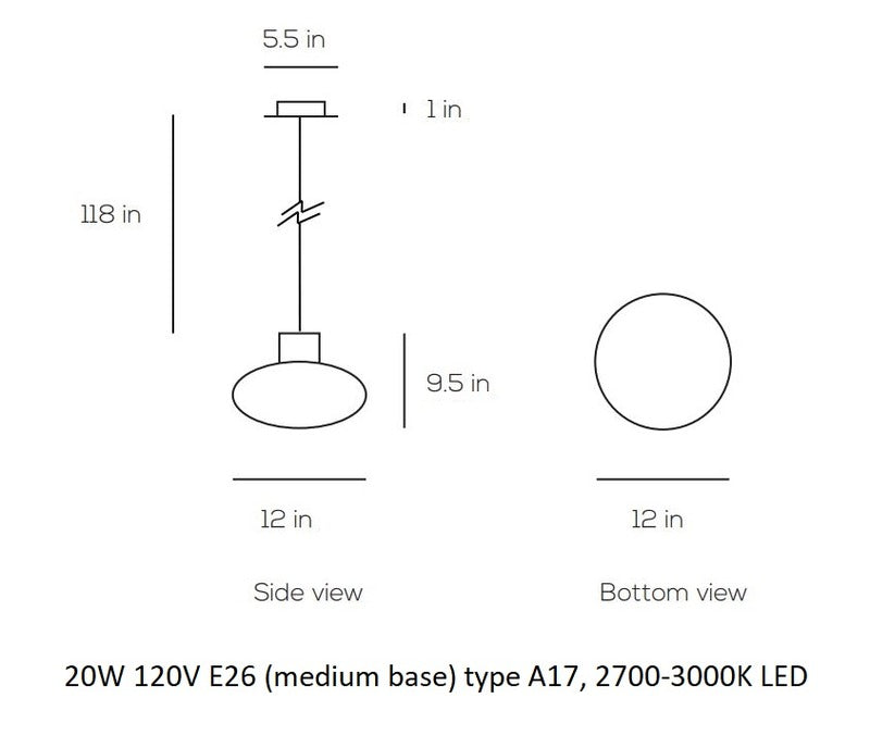 Unit Mulberry Pendant Light
