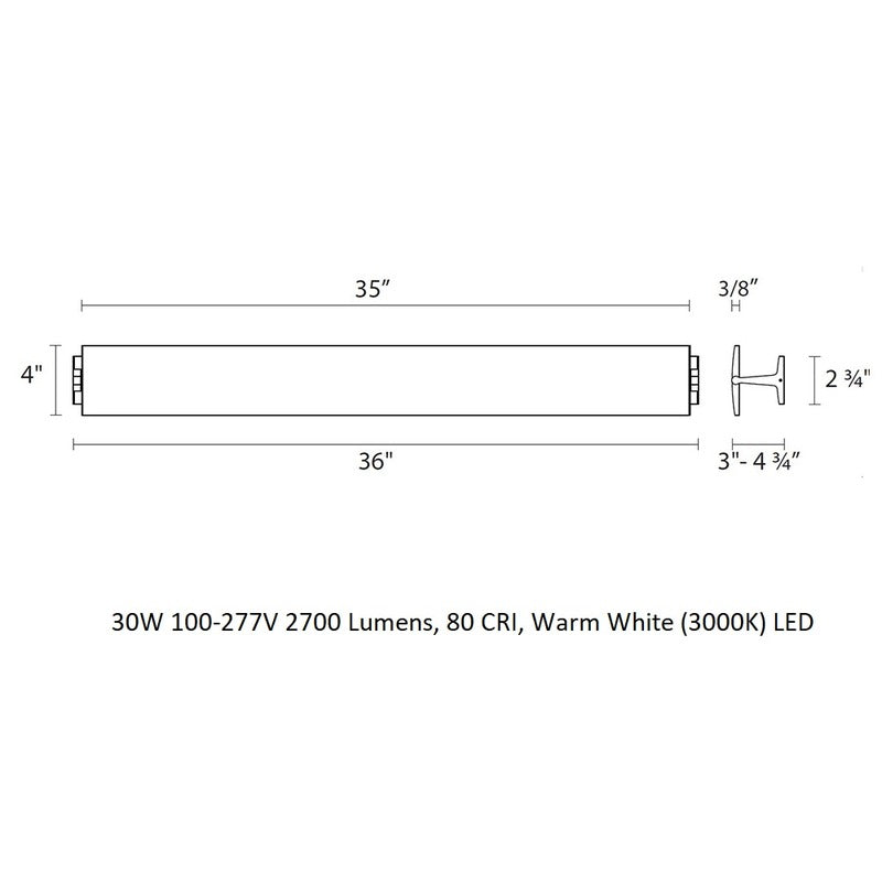 Aileron Wall Light