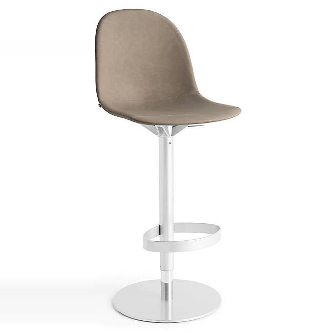 Academy Upholstered Swivel Stool