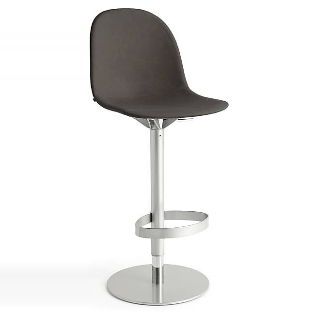Academy Upholstered Swivel Stool
