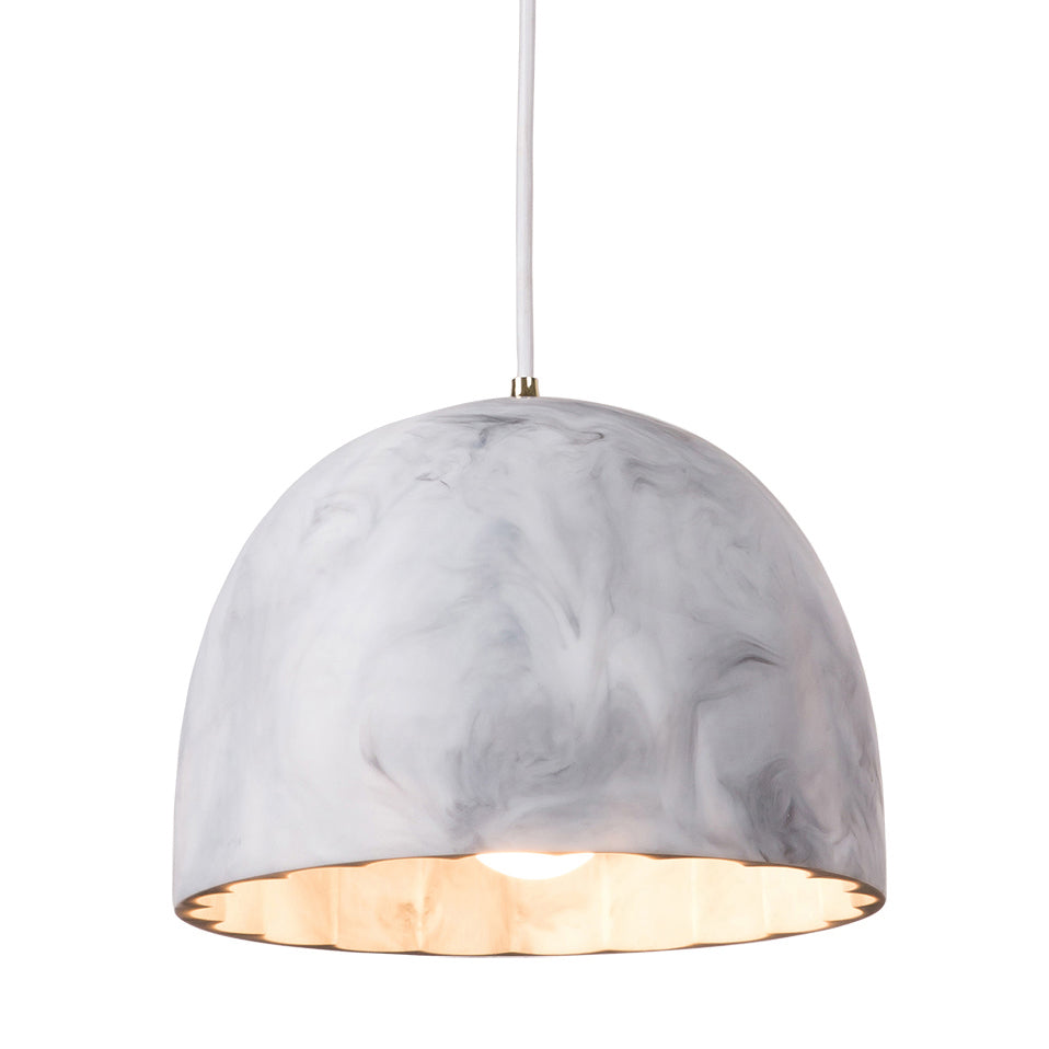 Doric Marble Pendant Light