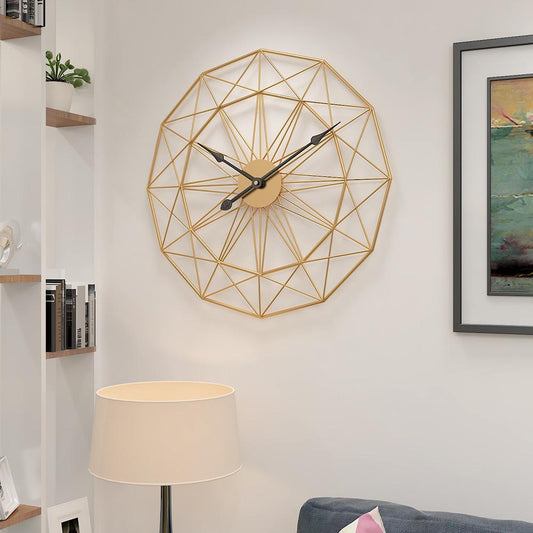 Polygonal Wall Art Clock