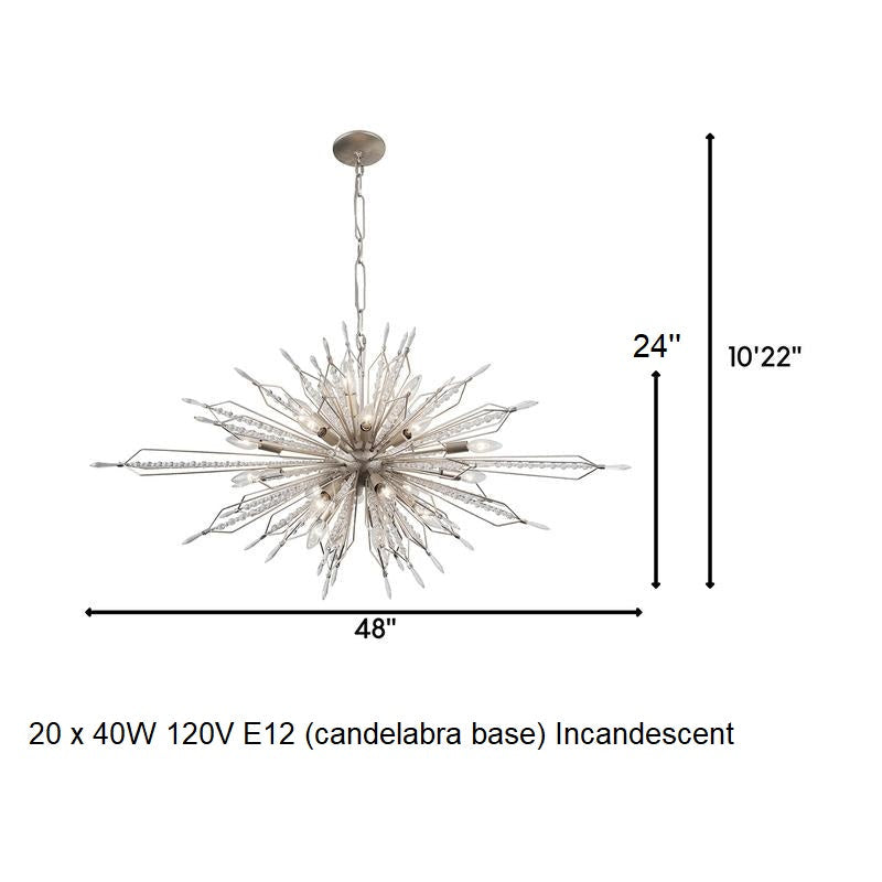 Orbital Oval Linear Pendant Light
