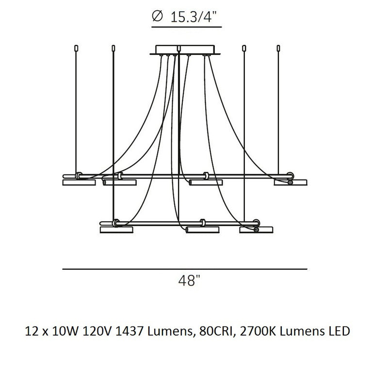Aro Two Tier Pendant Light