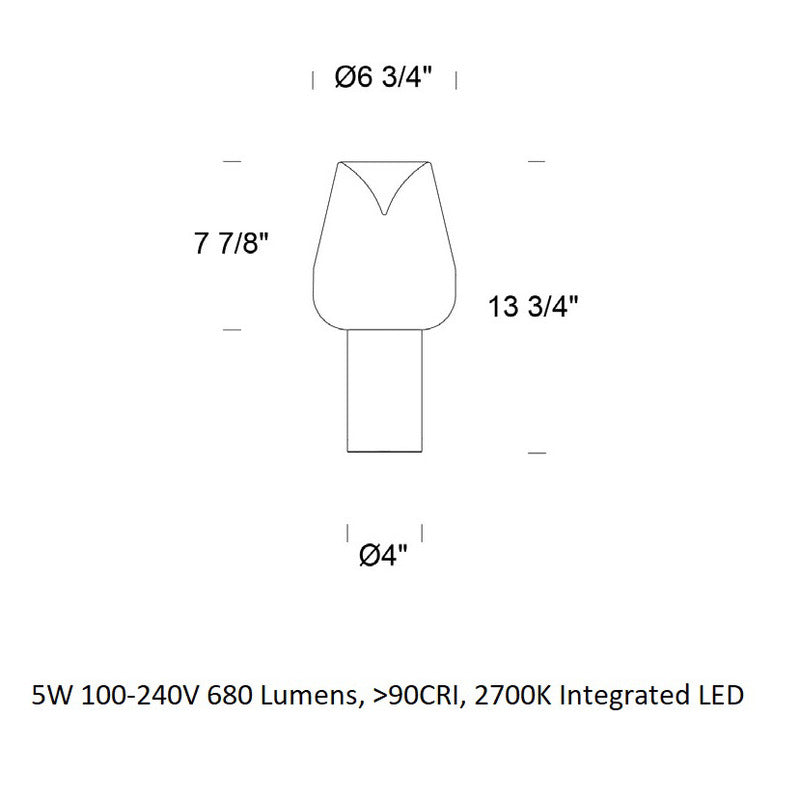 Aella Thin LED Table Lamp