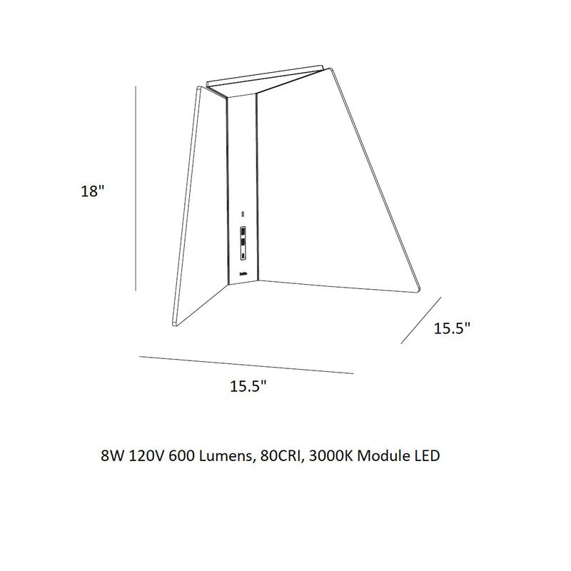 Corner Office Table Lamp with Acoustic Privacy Shade