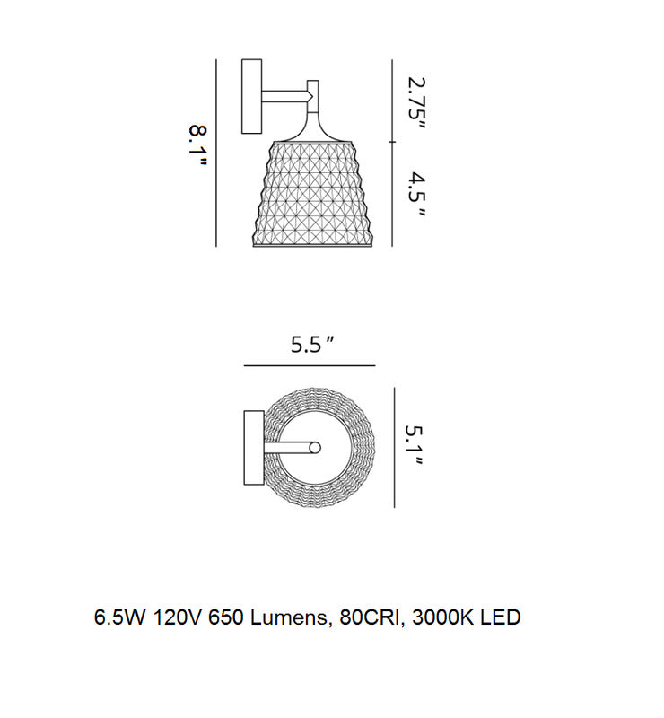 Valentina Wall Light