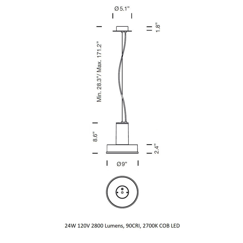 Arne S Domus Pendant Light