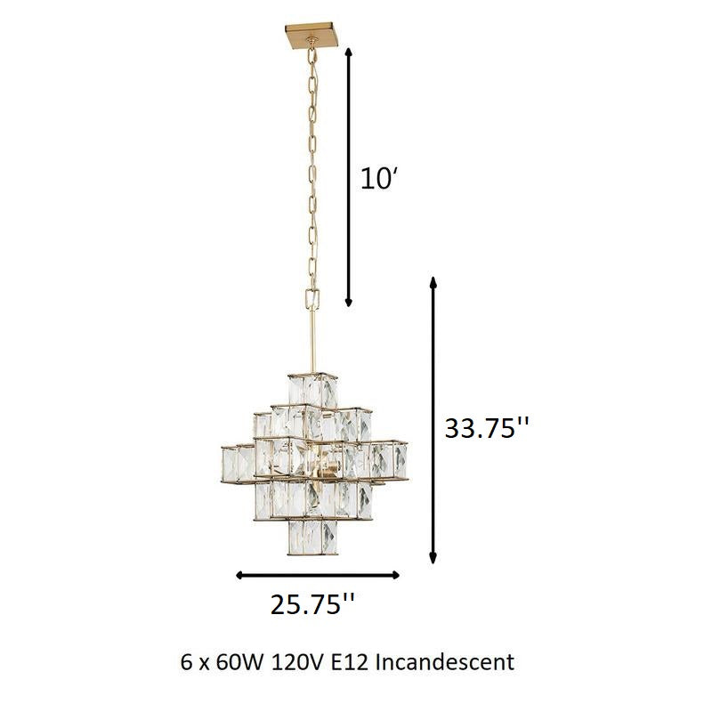 Cubic Chandelier