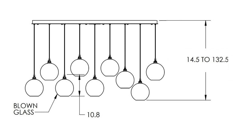 Terra Linear Pendant Light