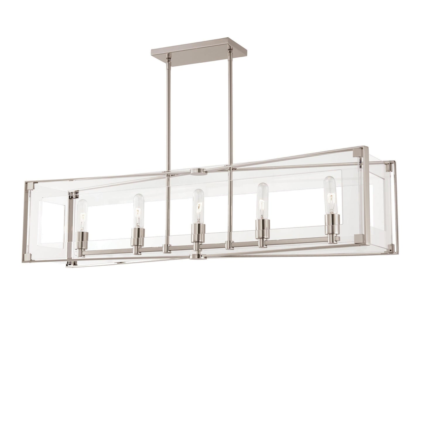 Crystal Clear Island Chandelier