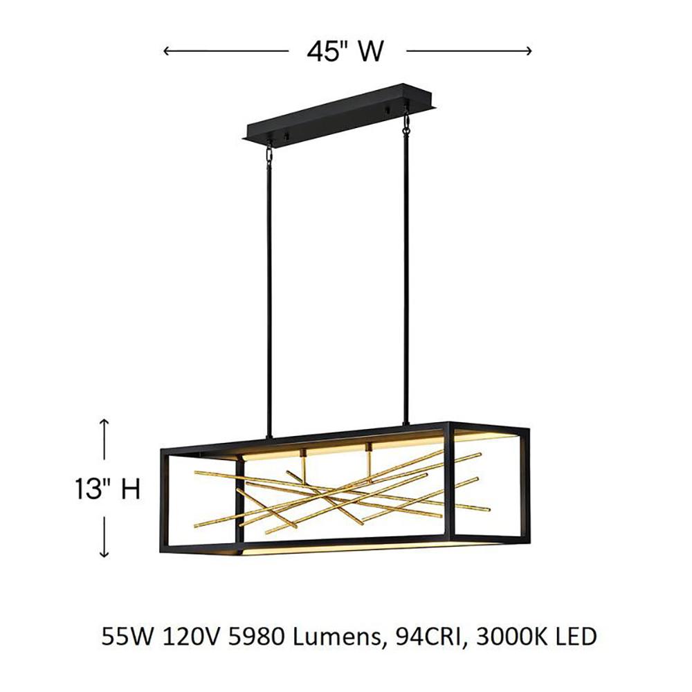 Styx LED Linear Pendant Light