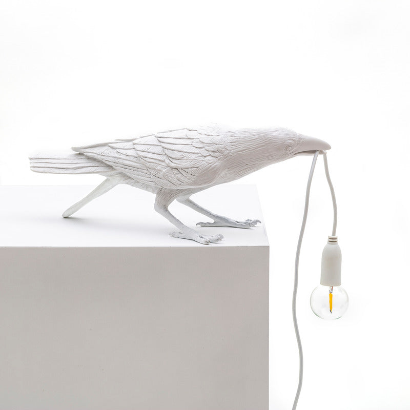 Bird Playing Outdoor Lamp