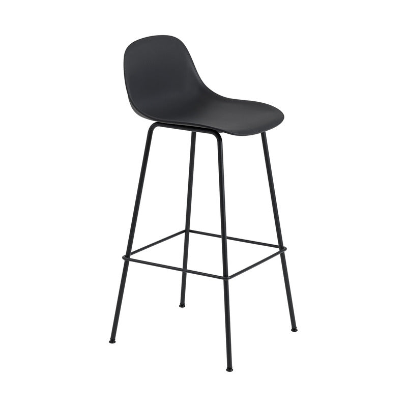 Fiber Stool with Tube Base