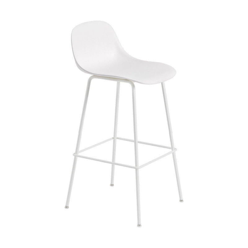 Fiber Stool with Tube Base