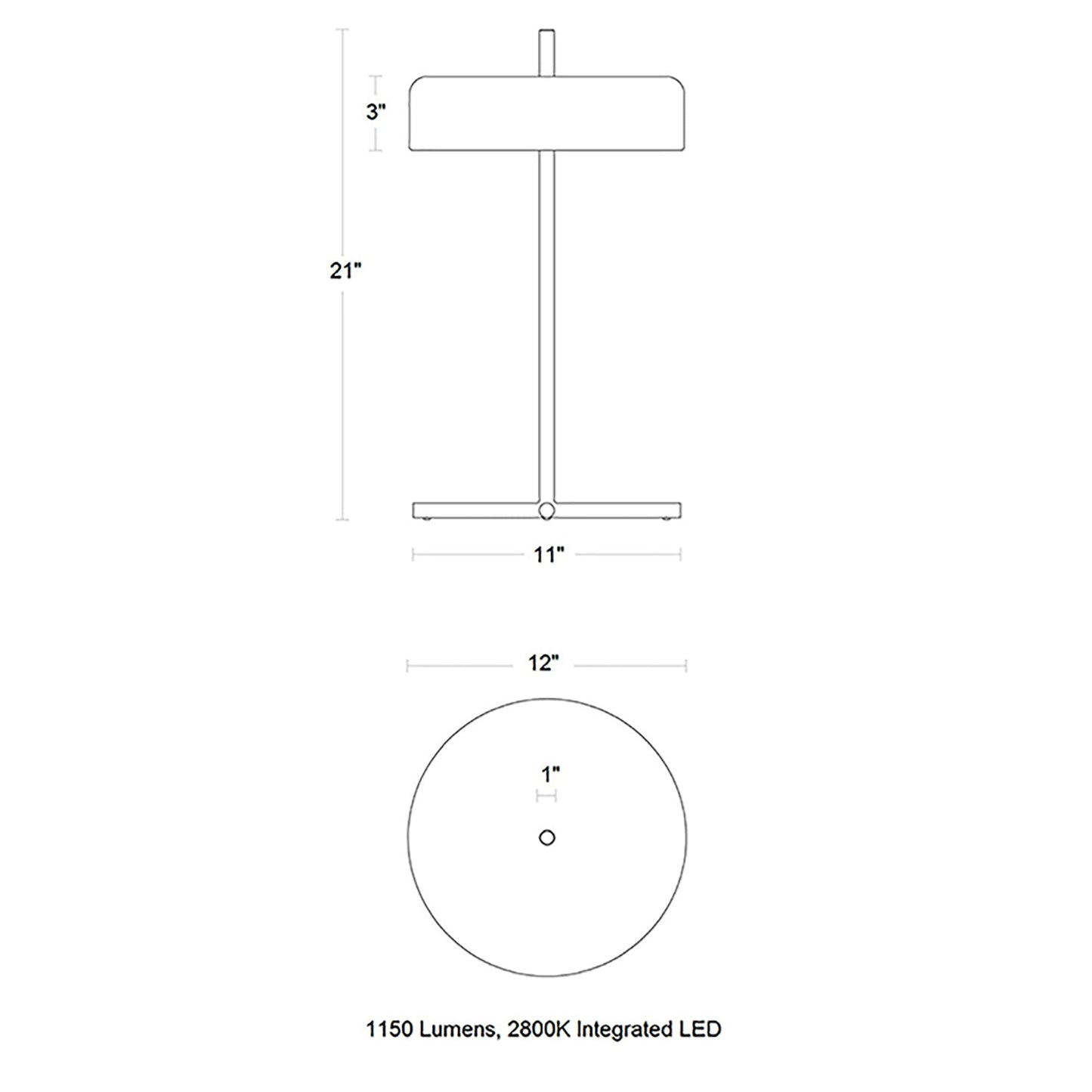 Bobber Table Lamp