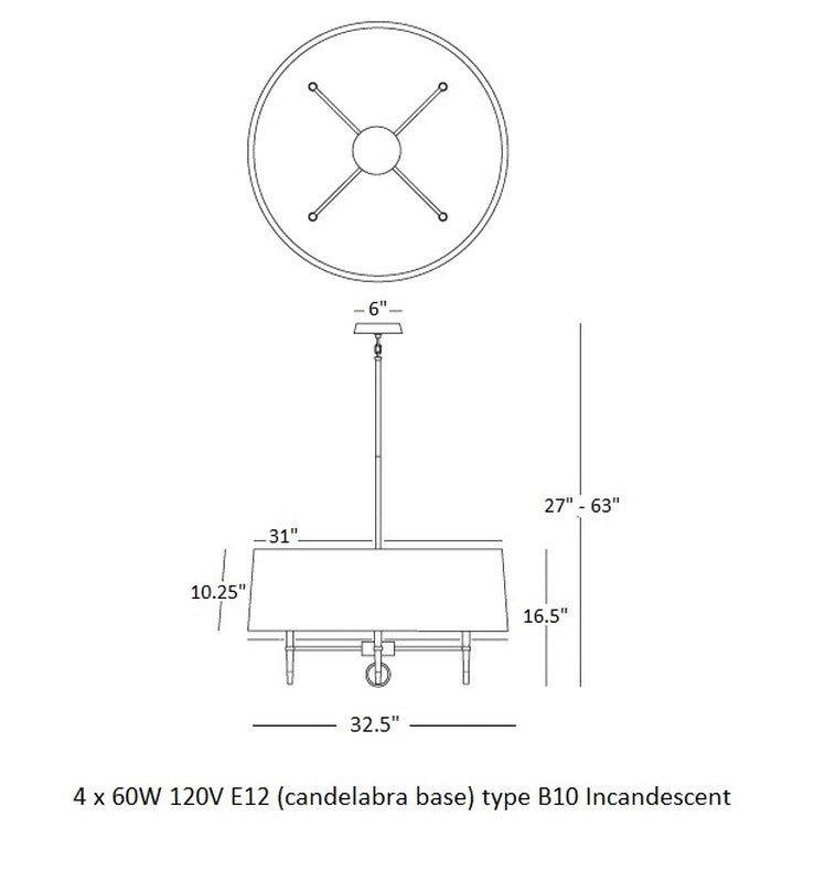 Ventana 685 Chandelier