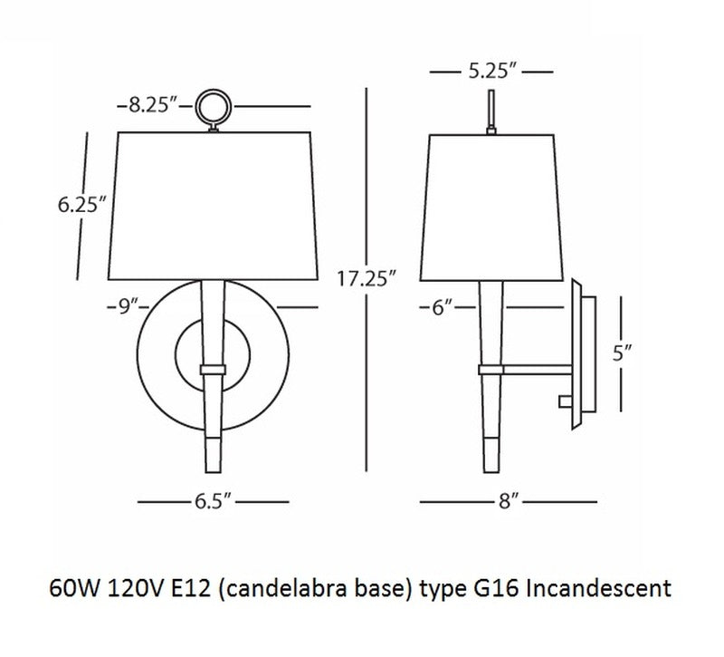 Ventana Single Wall Sconce