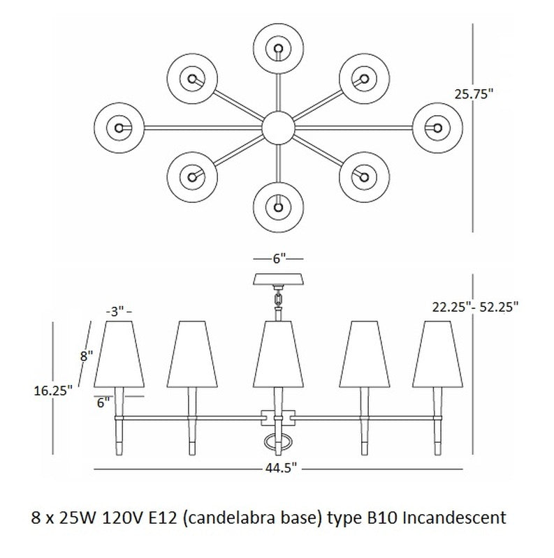 Ventana 718 Chandelier