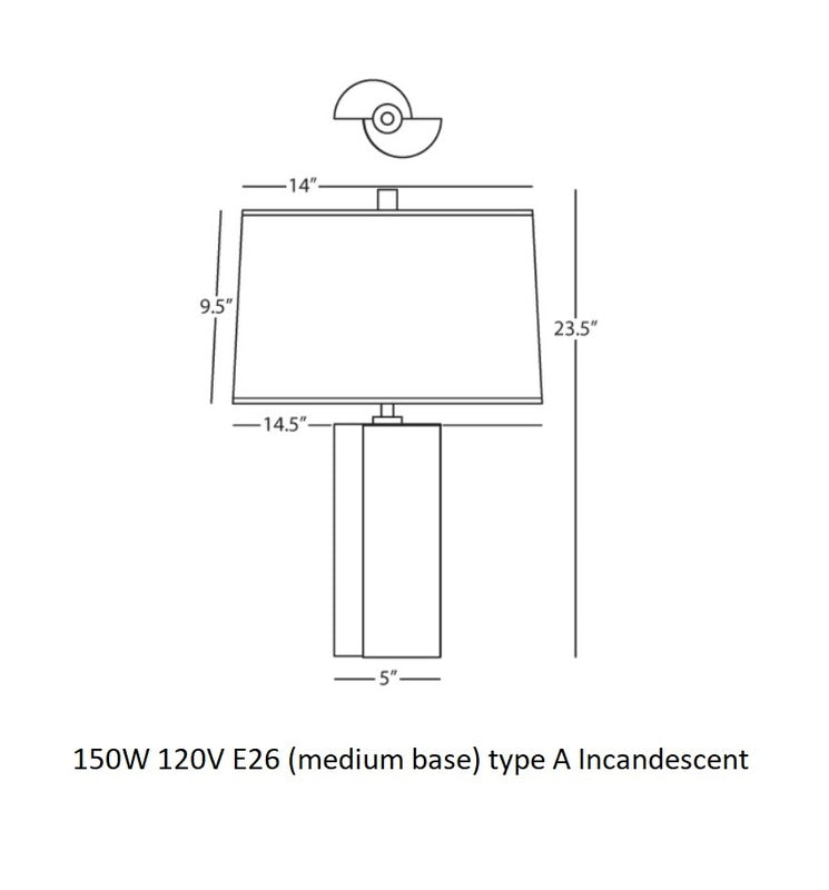 Canaan 889 Table Lamp