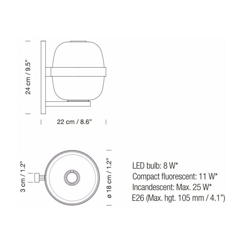 Wally Wall Light
