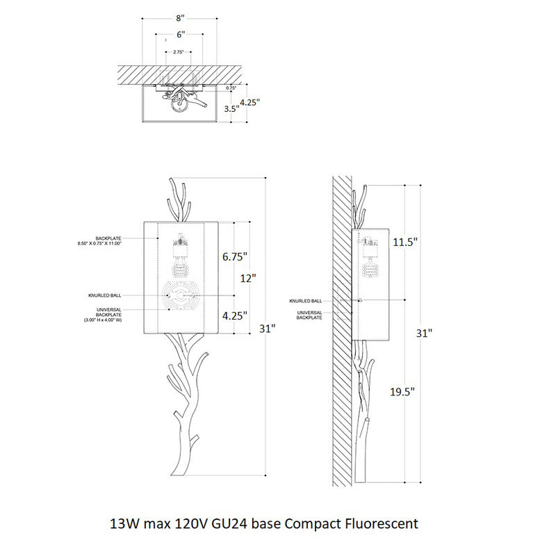 Baneberry Wall Sconce