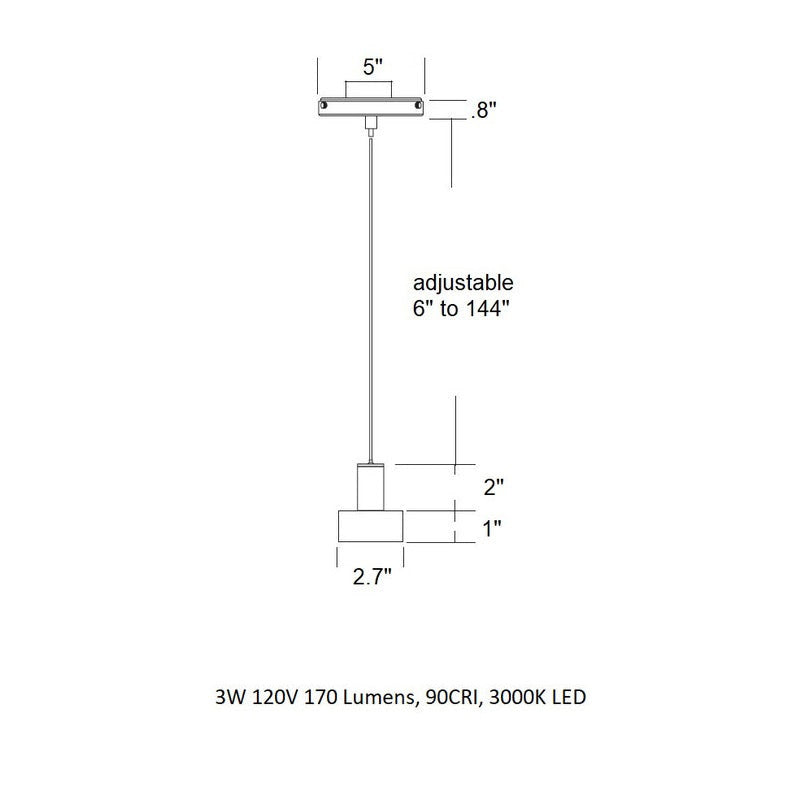 Color Gel Pendant Light