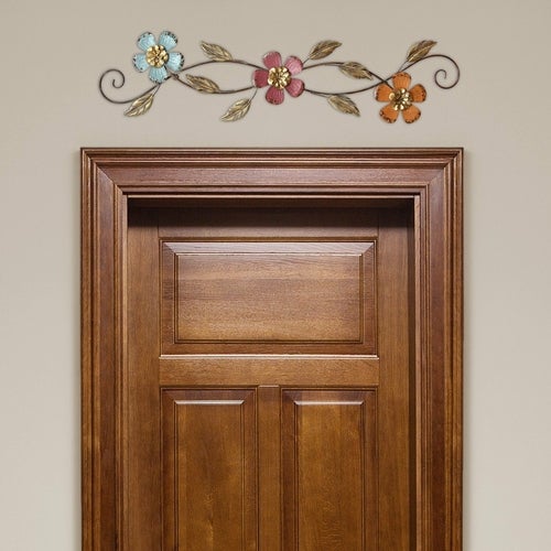 Chic Floral Scroll Metal Wall Decor - Novus Decor Wall Decor