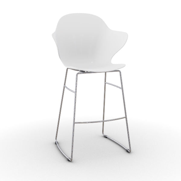 Saint Tropez Counter Stool with Sled Base