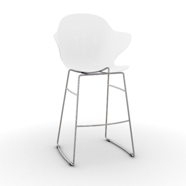 Saint Tropez Counter Stool with Sled Base