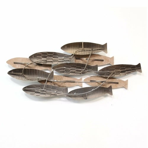 School of Fish Wood & Metal Wall Decor - Novus Decor Wall Decor