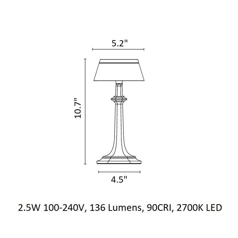 Bon Jour Versailles Table Lamp