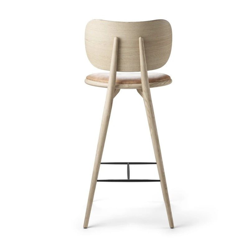 High Stool with Backrest