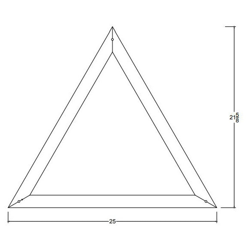 Triangle LED Pendant Light