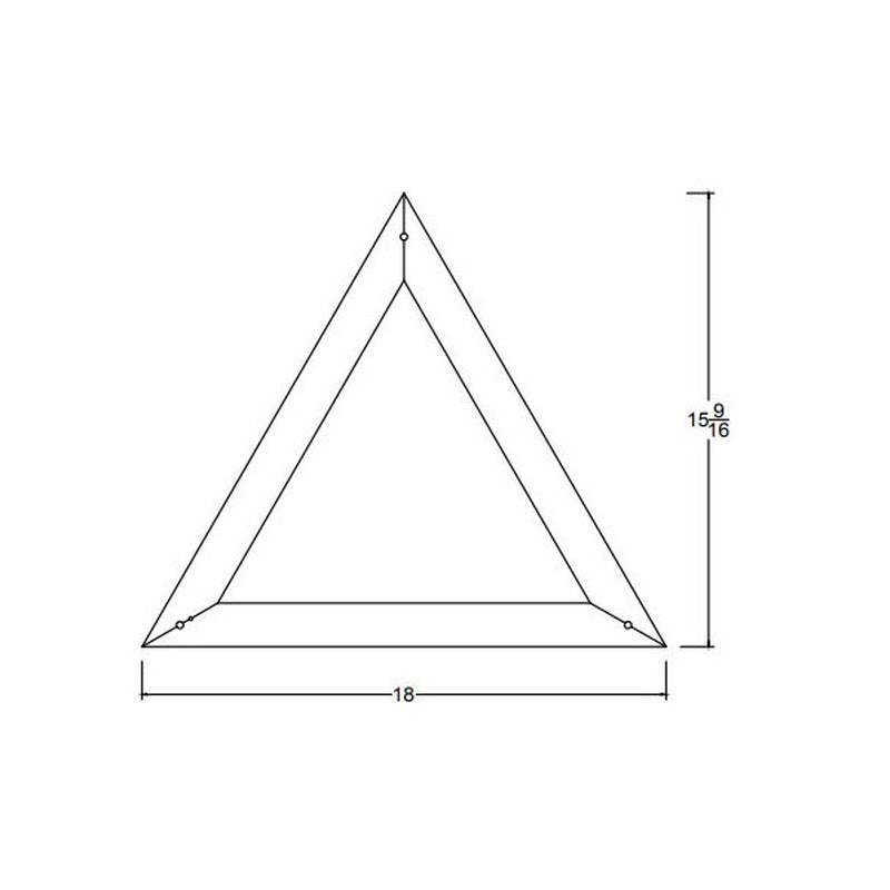 Triangle LED Pendant Light