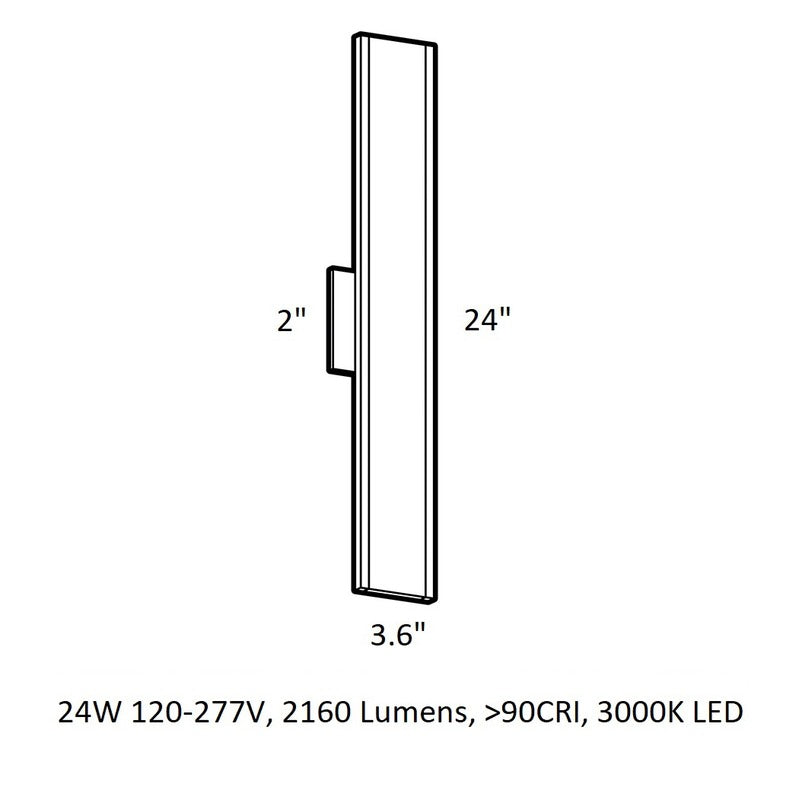 LED Slim Wall Sconce