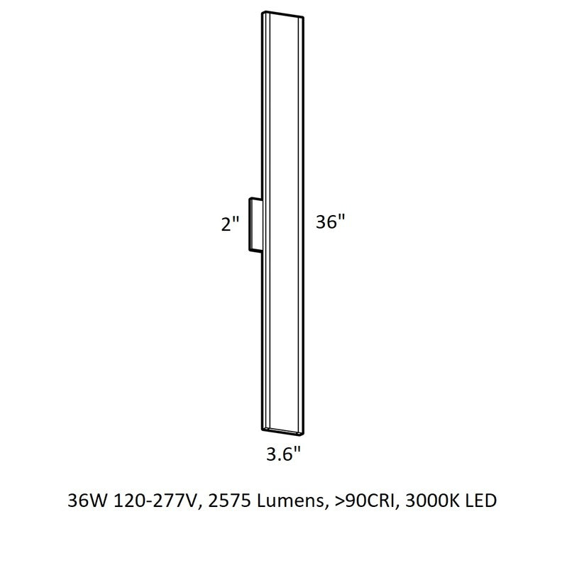 LED Slim Wall Sconce