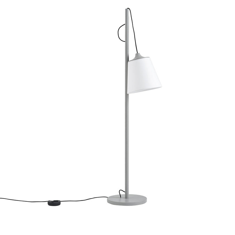 Oak/White Pull Floor Lamp OPEN BOX