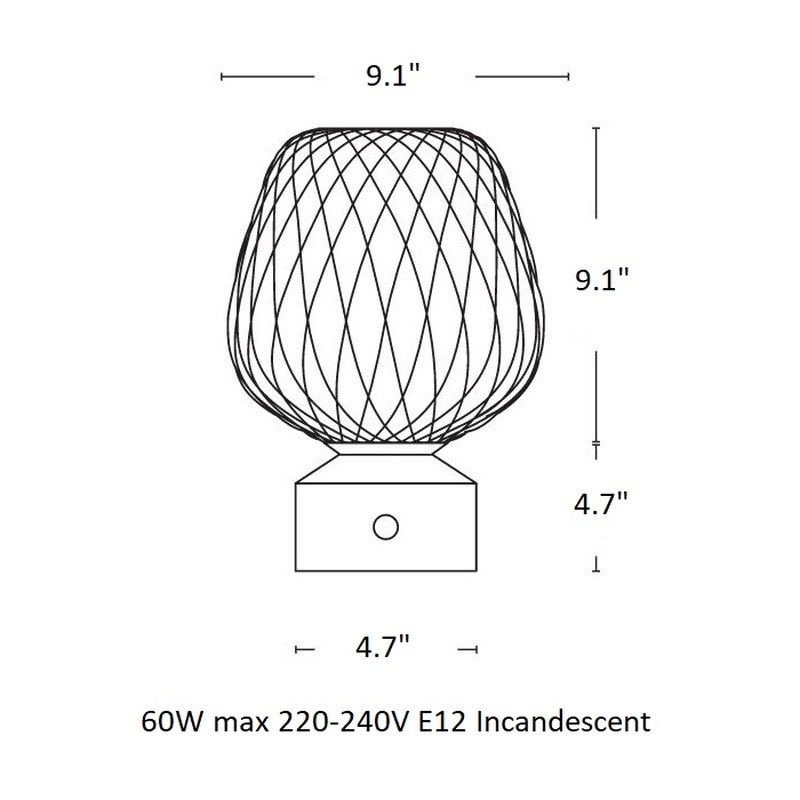 Blown Table Lamp
