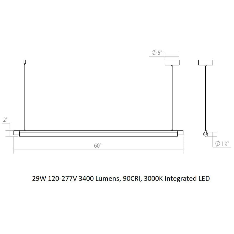 Keel LED Pendant Light