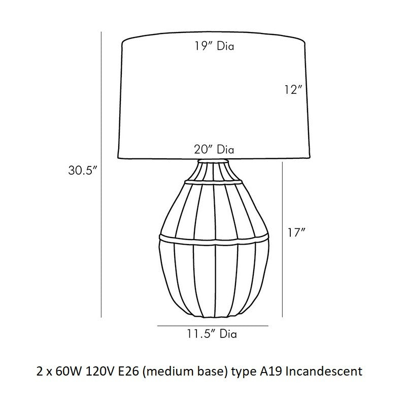 Tangier Table Lamp