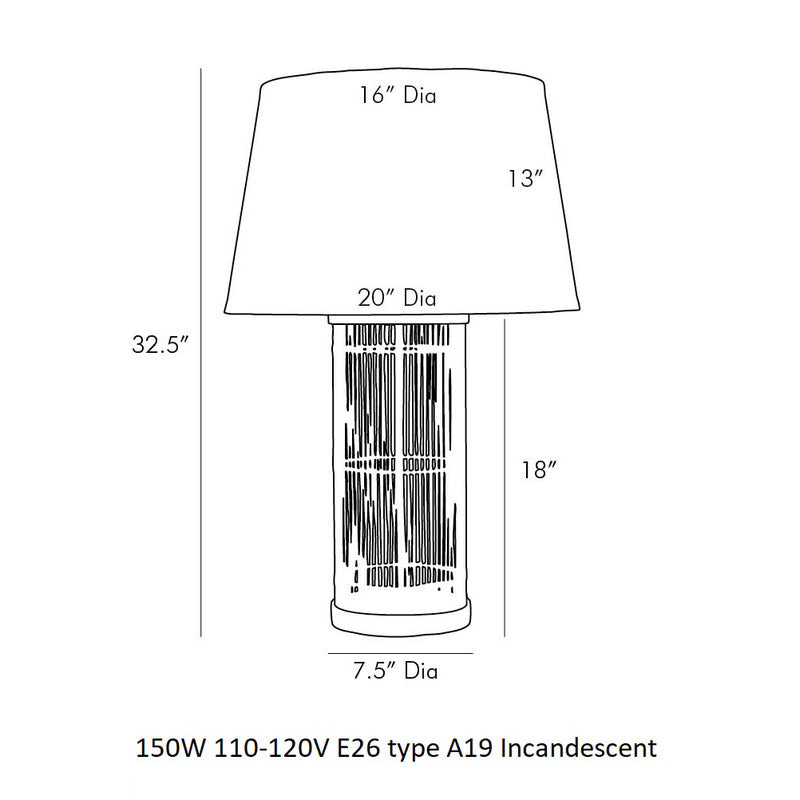 Panama Table Lamp