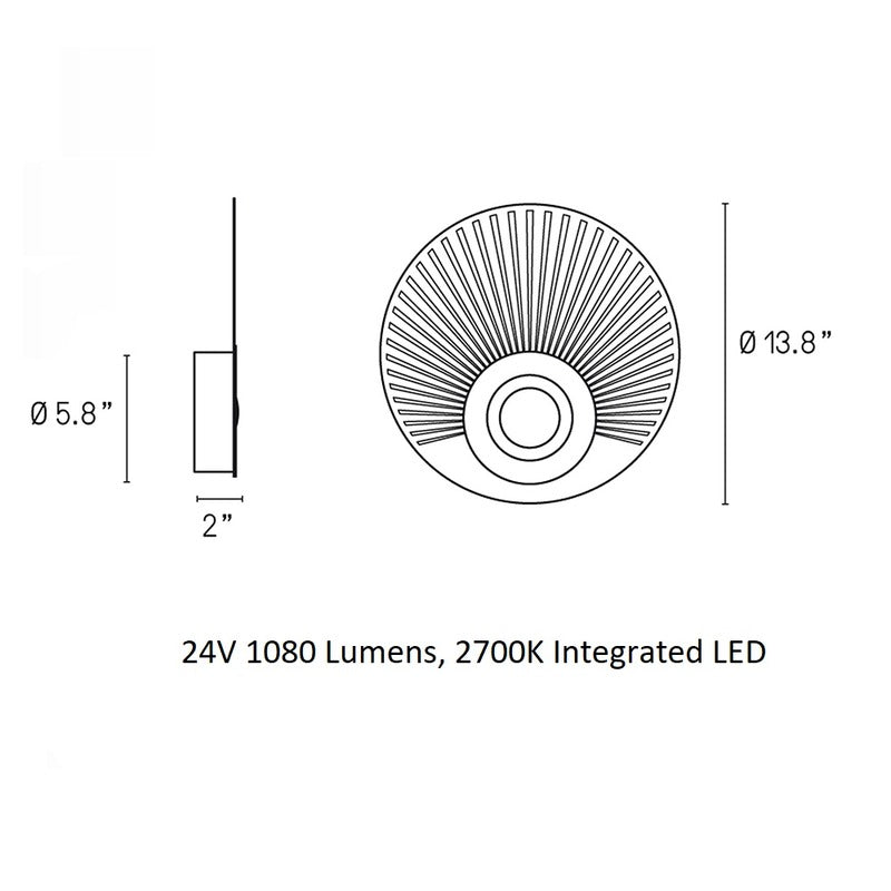 Earth Radian Wall / Ceiling Light