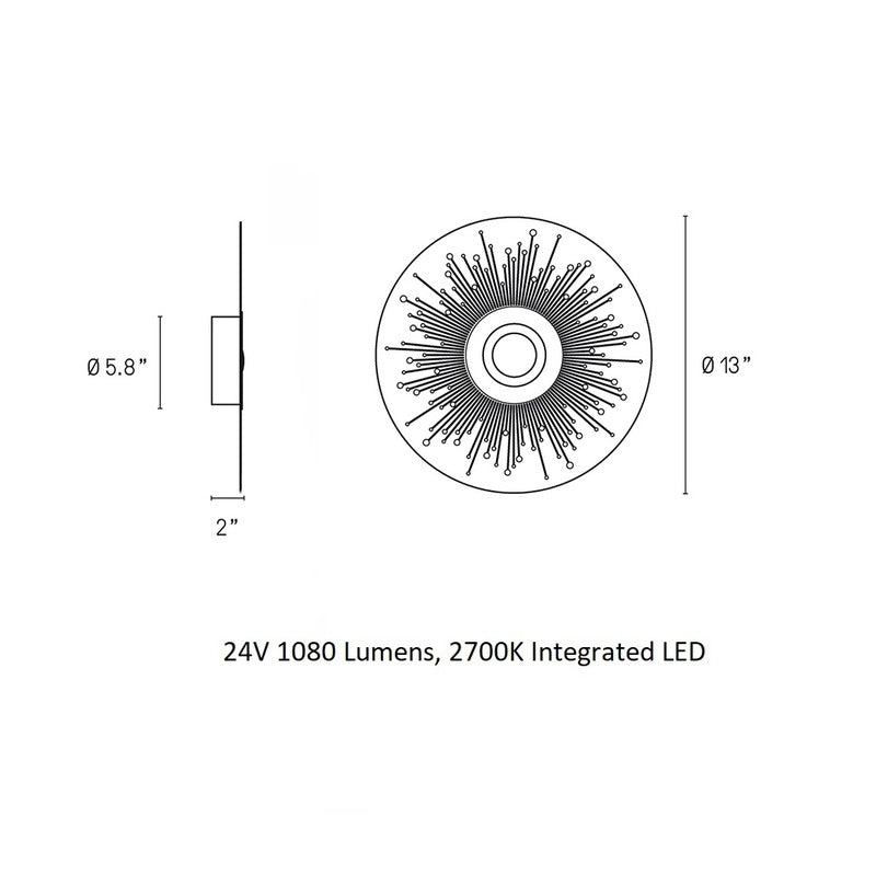 Earth Sun Wall / Ceiling Light