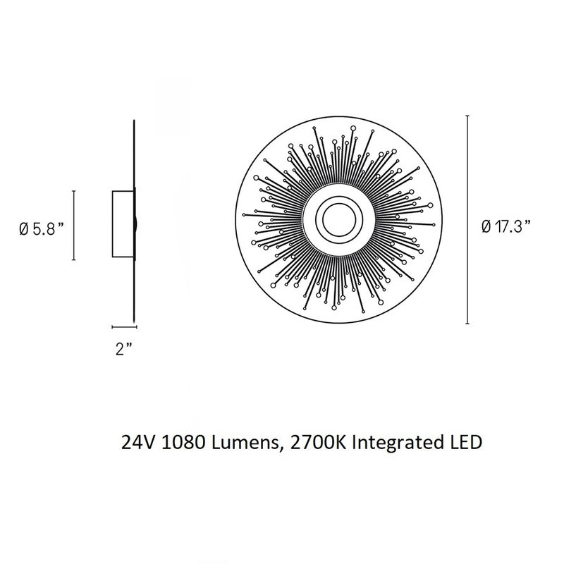Earth Sun Wall / Ceiling Light